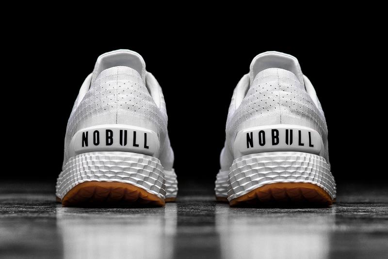 Men's Nobull Ripstop Running Shoes White | SG N2105W